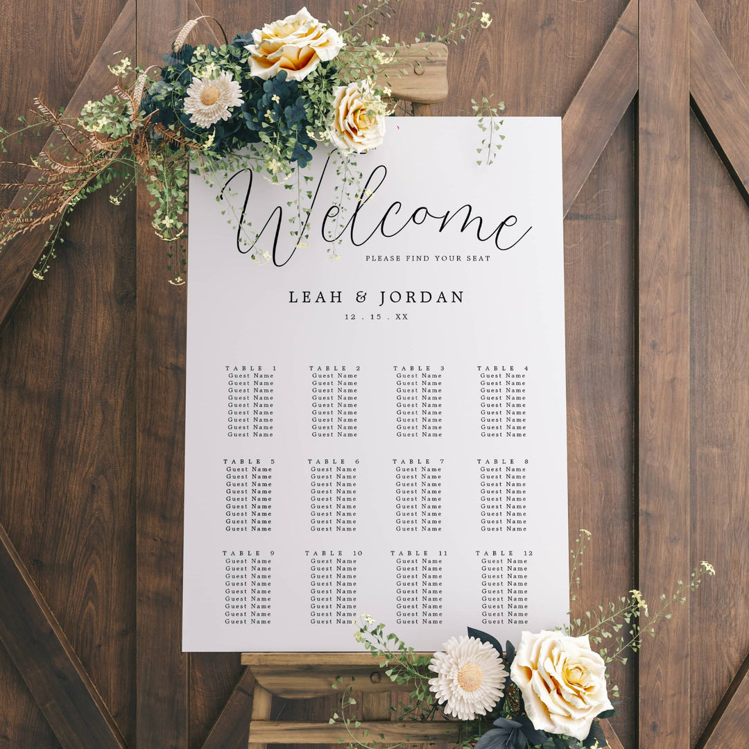 Wedding Seating Chart