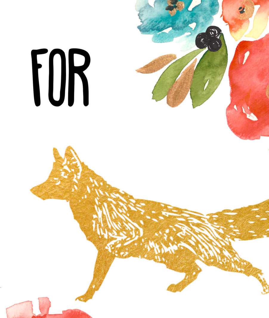 "For Fox Sake" Print